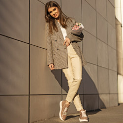 Bottes femme 3370 cappuccino lifestyle