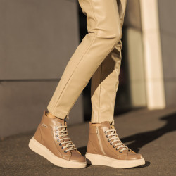 Bottes femme 3370 cappuccino lifestyle