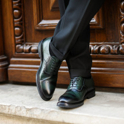 Chaussures élégantes hommes 937 a vert lifestyle