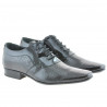 Chaussures élégantes homme 798 croco vernis noir