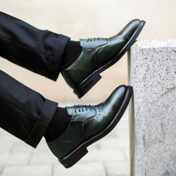 Chaussures élégantes hommes 937 a vert lifestyle