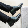 Chaussures élégantes hommes 937 a vert lifestyle