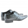 Chaussures élégantes homme 798 croco vernis noir