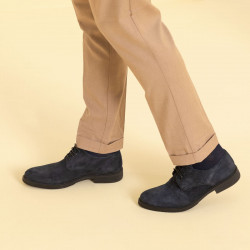Chaussures décontractées/élégantes homme 918 indigo velours lifestyle