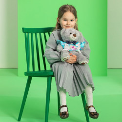 Petits chaussures enfants 67c marron nacré combiné lifestyle