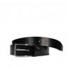 Ceinture hommes 60b noir brillant