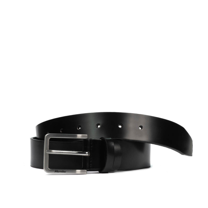 Ceinture hommes 60b noir brillant