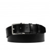 Ceinture hommes 60b noir brillant