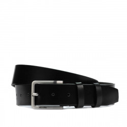 Ceinture hommes 60b noir brillant