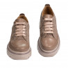 Chaussures décontractées femme 6043 cappuccino combiné