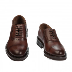 Chaussures élégantes adolescents 381 en cognac