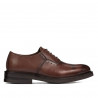 Chaussures élégantes adolescents 381 en cognac