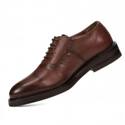Chaussures élégantes hommes 937 en cognac