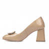 Chaussures élégantes femme 1291 vernis beige