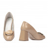 Chaussures élégantes femme 1291 vernis beige
