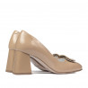 Chaussures élégantes femme 1291 vernis beige