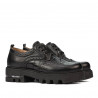 Chaussures décontractées femme 6047 noir combiné