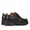 Chaussures décontractées femme 6047 noir combiné
