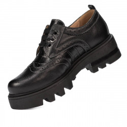 Chaussures décontractées femme 6047 noir combiné