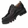 Chaussures décontractées femme 6047 noir combiné