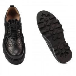 Chaussures décontractées femme 6047 noir combiné