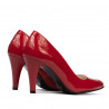 Chaussures élégantes femme 1234 vernis rouge