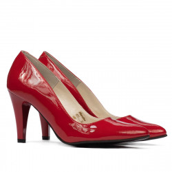 Chaussures élégantes femme 1234 vernis rouge