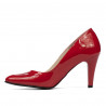Chaussures élégantes femme 1234 vernis rouge