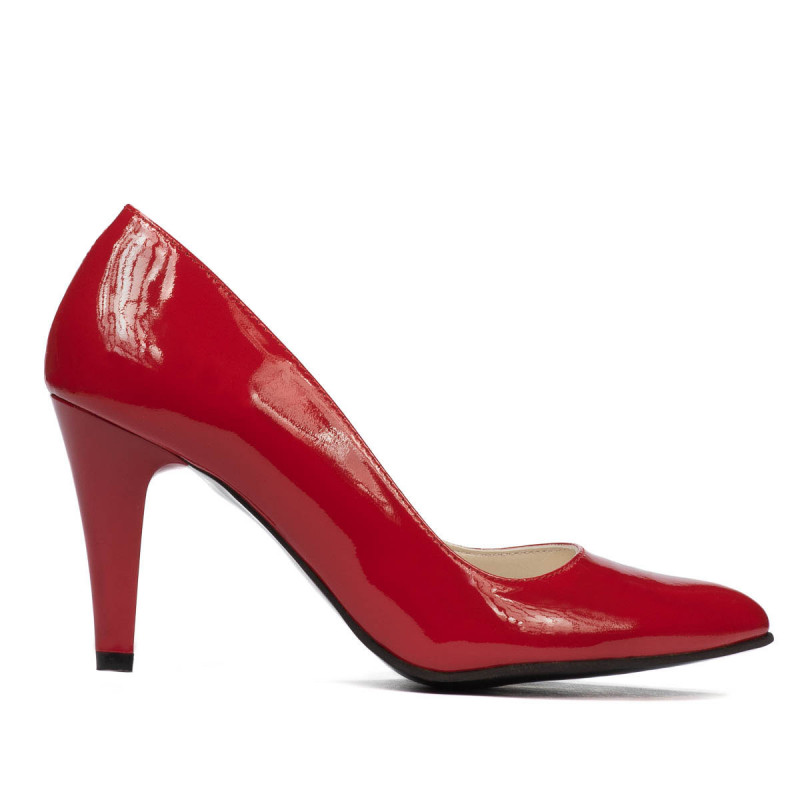 Chaussures élégantes femme 1234 vernis rouge