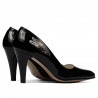 Chaussures élégantes femme 1234 vernis noir