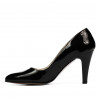 Chaussures élégantes femme 1234 vernis noir