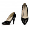 Chaussures élégantes femme 1234 vernis noir