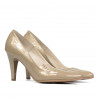 Chaussures élégantes femme 1234 vernis beige