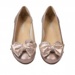 Ballerines femme 6050 rose poudré combiné