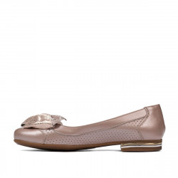 Ballerines femme 6050 rose poudré combiné