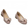 Ballerines femme 6050 rose poudré combiné