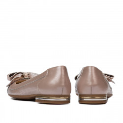 Ballerines femme 6050 rose poudré combiné