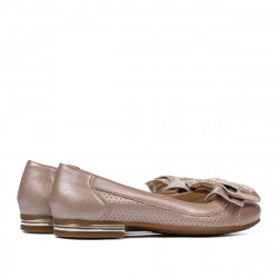 Ballerines femme 6050 rose poudré combiné
