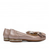 Ballerines femme 6050 rose poudré combiné