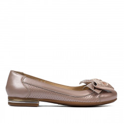 Ballerines femme 6050 rose poudré combiné