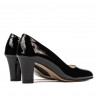 Chaussures élégantes femme 1209 vernis noir