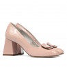 Chaussures élégantes femme 1291 vernis rose