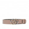 Ceinture femme 31m laque nude
