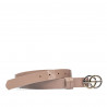 Ceinture femme 31m laque nude