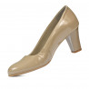 Chaussures élégantes femme 1209 vernis beige