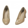 Chaussures élégantes femme 1209 vernis beige