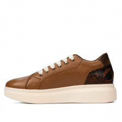 Chaussures casual/sport 6048 marron combiné