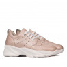 Baskets femme 6046 poudre nacrée