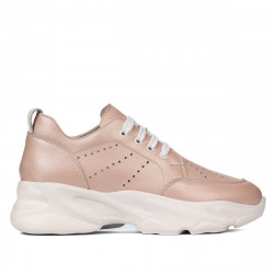 Baskets femme 6046 poudre nacrée