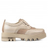 Chaussures décontractées femme 6047 beige combiné